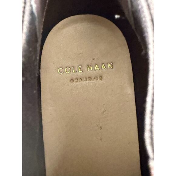 Cole Haan Womens Size 6.5B Suede Ankle Boots Stiletto Heels Brown Pull On - Picture 9 of 11